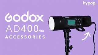 Godox AD400Pro Outdoor Strobe Flash Accessories Review [upl. by Atinoj747]