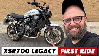 2024 Yamaha XSR700 Legacy First Ride Pure Simple Fun [upl. by Allerus]