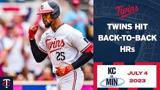 Royals vs Twins Game Highlights 7423  MLB Highlights [upl. by Jews]