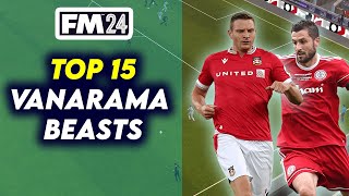 Vanarama National League FM24  TOP 16 BEASTS to SIGN [upl. by Wey]