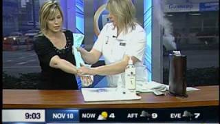 Paraffin Hand Treatment Demonstration [upl. by Battista878]