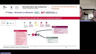 Décryptage – décarbonation des entreprises  parcours et aides de l’ADEME [upl. by Chelton275]