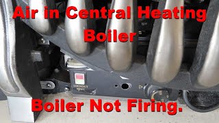 Air in central heating boiler [upl. by Adiel]