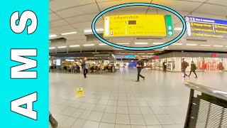 Amsterdam Schiphol AMS International to Schengen Transit amp Arrival [upl. by Ainer842]