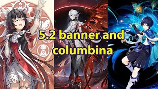 NEW UPDATE MAIN EVENT IN DRAGONSPINE AND NEW INFO ABOUT COLUMBINA IN 52  genshin impact [upl. by Suzanna471]