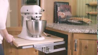 KraftMaid Baking Station With Base Mixer Shelf [upl. by Crandale287]