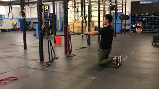 Crossover Symmetry  Kneeling row  external rotation  press [upl. by Heyde]