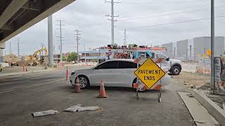 MarquardtRosecrans Overpass Project Update 16  First time on south side [upl. by Fennell897]