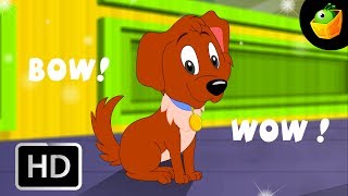 The Dog Says Bow Wow  English Nursery Rhymes  CartoonAnimated Rhymes For Kids [upl. by Leafar]