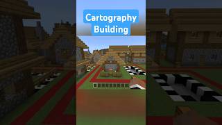 How to build the Cartography Building in Minecraft Building every plains village building [upl. by Ybocaj376]