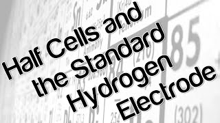 Half cells and the standard hydrogen electrode [upl. by Nirrad]