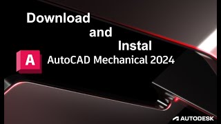 Tutorial download Autocad Mechanical 2024 Lisensi Original Terbaru amp instalnya [upl. by Acirema]