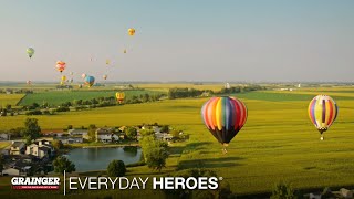 Hot Air Balloon Pilot  Grainger Everyday Heroes [upl. by Leede]