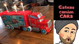 GATEAU CAMION CARS  COMMENT FAIRE UN GATEAU TELEGUIDER [upl. by Vernice]