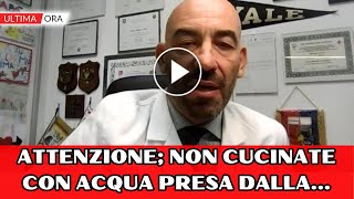 Matteo Bassetti avverte Massima attenzione le sue parole poco fa non cucinate con acqua presa [upl. by Sexela]