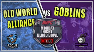 🔴OWA vs GOBLINS  LIVE Blood Bowl BONEHEAD CHAMPIONSHIP  Monday Night Blood Bowl [upl. by Ayaros452]