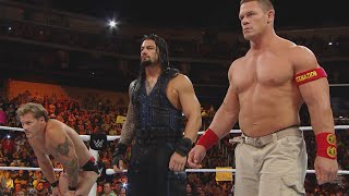 The Miz grills Roman Reigns about his victory over John Cena Raw Sept 25 2017 [upl. by Ajiam976]