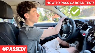 How To PASS Your Driving Test  Mock Test And Test Resultpass g2testdrivingtest [upl. by Lodmilla]