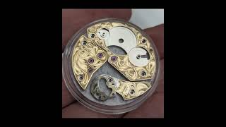 Hand engraving of the ETA 6497 movement Kolesnykov Andrii watch engraving movement ETA6497 [upl. by Gladwin]