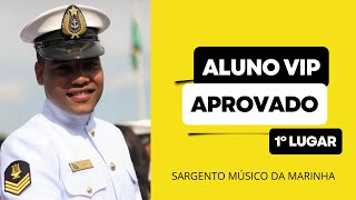 4 APROVADO EM 1º LUGAR PARA SARGENTO MÚSICO DA MARINHA DO BRASIL [upl. by Niveb68]