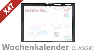 Der Wochenkalender quotCLASSICquot von X47  Final Cut X4724 [upl. by Yedrahs]