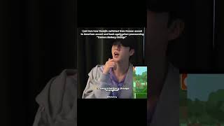 Jin Speaking in english  Jin live bts btsarmy jin btsshorts [upl. by Ramirolg]