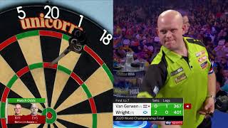 ALL WRIGHT ON THE NIGHT  Final  201920 World Darts Championship [upl. by Esojnauj]