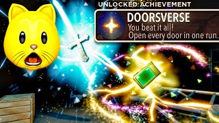 I BEAT ALL FLOORS  A1000 in ONE DOORS RUN Roblox [upl. by Xyla]