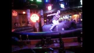 Bull Riding Machine Gilleys Las Vegas [upl. by Bentlee]