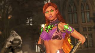 Injustice 2  Starfires Super Move On All Characters [upl. by Bax]