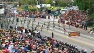 2004 Rose Parade Aguiluchos Marching Band from Mexico Parte 1 [upl. by Adnawad]