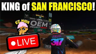 FIRST EVER SAN FRAN King of the HILL  MX BIKES [upl. by Leeke241]