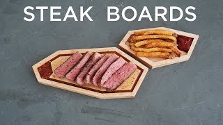 CNCed Steak Boards [upl. by Aicnorev]