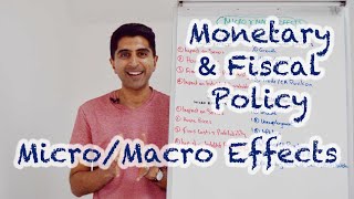 Monetary and Fiscal Policy  MicroMacro Effects  AQAEdexcel Paper 3 Revision [upl. by Lavern]