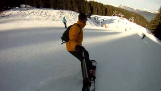 Snowboarding in Morillon France [upl. by Bills]