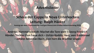 Schola der Cappella Nova Unterkochen singt Adventslieder [upl. by Drews]