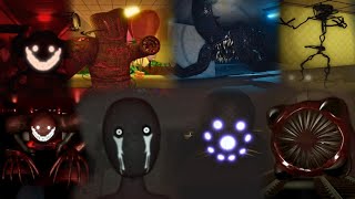 Apeirophobia Chapter 1 and 2  All Jumpscares  Roblox Backrooms [upl. by Esinad]