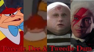 Tweedle Dee amp Tweedle Dum Alice In Wonderland  Evolution In Movies amp TV 1951  2016 [upl. by Kathie]