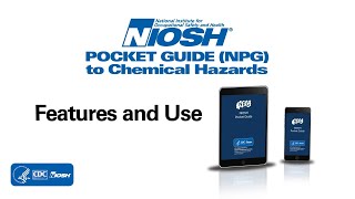 NIOSH Pocket Guide to Chemical Hazards App Features and Use Demo Video [upl. by Gerhan635]