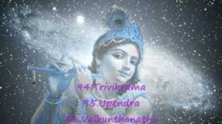 108 Names of Shri Krishna  Sri Krsna Astottara Shatanamavali  VLClite [upl. by Hennebery]