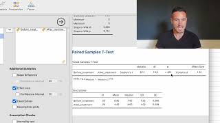 Paired TTest on Jamovi  Example Results Section [upl. by Sikleb]