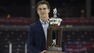 Hischier at NHL Combine I want to play exactly like Datsyuk [upl. by Nisotawulo505]