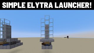 How To Build An Elytra Launcher Minecraft java 120 [upl. by Jone231]