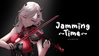 「 JAMMING TIME 」vtuber ini bermain biola lagi setelah 2 bulan [upl. by Ahsennek995]