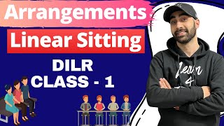 Arrangements  Linear Sitting Class 1  For CAT NMAT amp MBA Other Exams [upl. by Ennyl618]