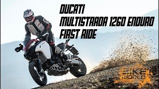 2019 Ducati Multistrada 1260 Enduro First Ride The 250kg Panigale On Stilts [upl. by Zoie]