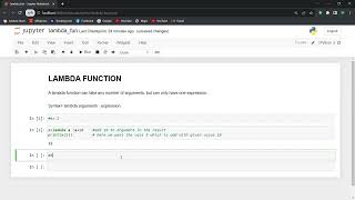 Lambda Function  python lambda function  Python Lambda Functions Explained [upl. by Lorraine945]