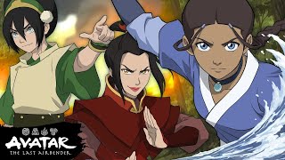 60 MINUTES of the Strongest Women from Avatar The Last Airbender 💪  Avatar [upl. by Ferne]