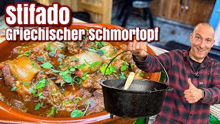 Stifado  der griechische Schmortopf  Westmünsterland BBQ [upl. by Loretta]