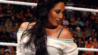 Raw Melina returns to Raw and confronts Alicia Fox [upl. by Yrdnal]